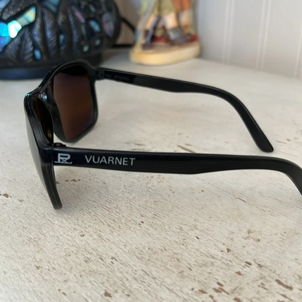 Vintage Vuarnet Pouilloux aviator sunglasses polarized gradient black mirrored